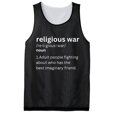 Religious War Definition Aldult People Fighting Funny Jesus Mesh Reversible Basketball Jersey Tank