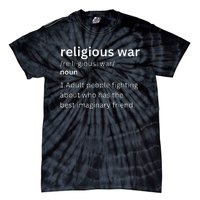 Religious War Definition Aldult People Fighting Funny Jesus Tie-Dye T-Shirt