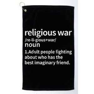 Religious War Definition Antireligious Activist Platinum Collection Golf Towel