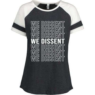 Rgb We Dissent Rights Are Hu Rights Pro Choice Gift Enza Ladies Jersey Colorblock Tee