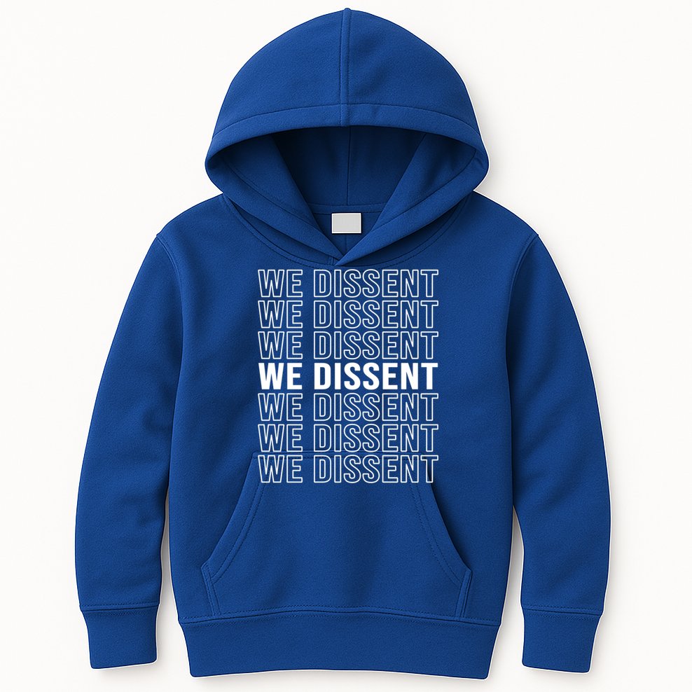 Rgb We Dissent Rights Are Hu Rights Pro Choice Gift Kids Hoodie