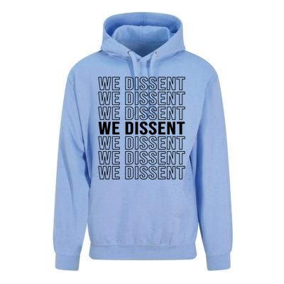 Rgb We Dissent Rights Are Hu Rights Pro Choice Gift Unisex Surf Hoodie