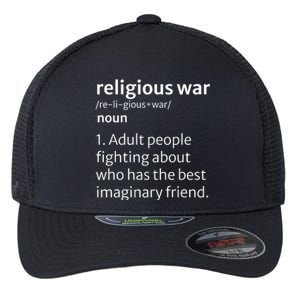 Religious War Definition Aldult People Fighting Funny Jesus Flexfit Unipanel Trucker Cap