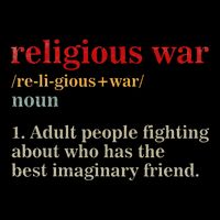 Religious War Definition Antireligious Activist Cooling Performance Crew T-Shirt