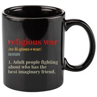 Religious War Definition Antireligious Activist 11oz C Handle Ceramic Mug