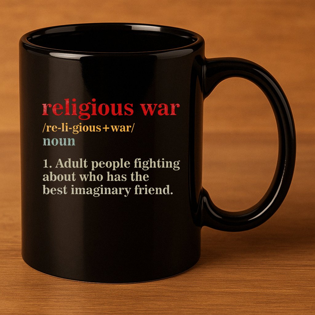 Religious War Definition Antireligious Activist 11oz C Handle Ceramic Mug