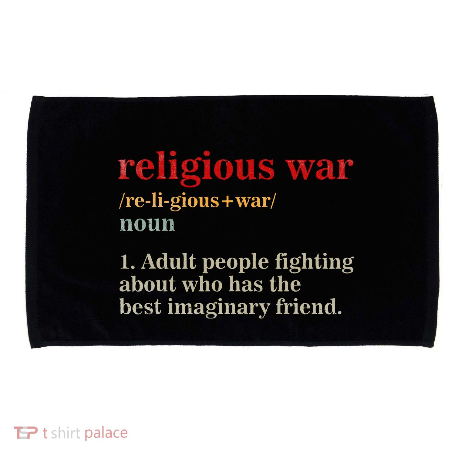 Religious War Definition Antireligious Activist Microfiber Hand Towel