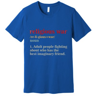 Religious War Definition Antireligious Activist Premium T-Shirt