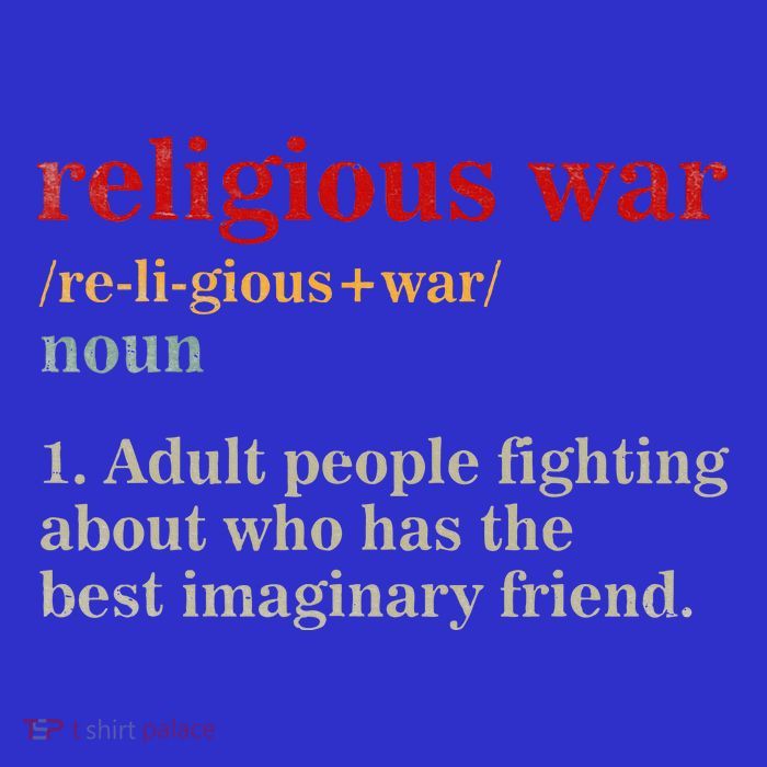 Religious War Definition Antireligious Activist Women's V-Neck T-Shirt