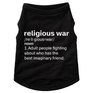 Religious War Definition Aldult People Fighting Funny Jesus Doggie Tank