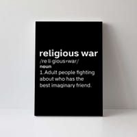 Religious War Definition Aldult People Fighting Funny Jesus Canvas