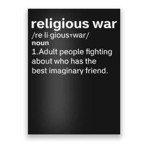 Religious War Definition Aldult People Fighting Funny Jesus Poster