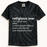 Religious War Definition Aldult People Fighting Funny Jesus Kids Tie-Dye T-Shirt