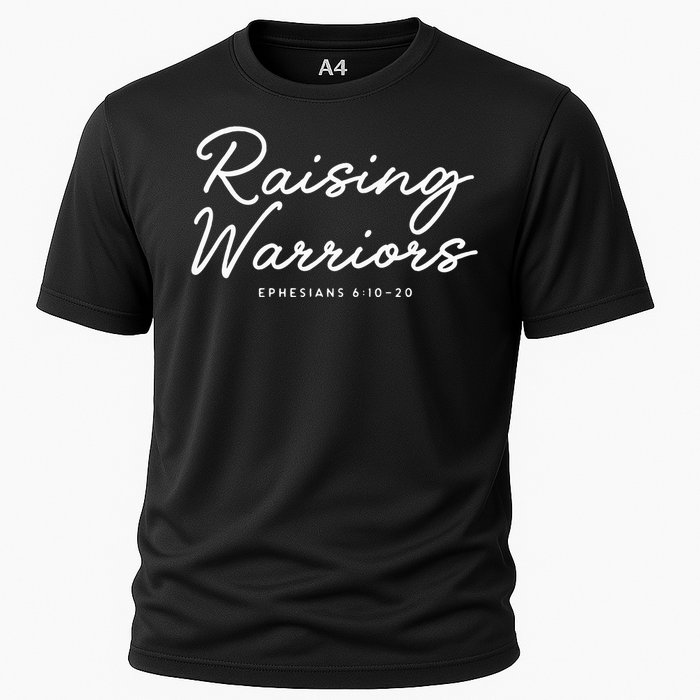 Raising Warriors Ephesians 6 10 20 Cooling Performance Crew T-Shirt