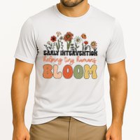 Retro Wildflower Early Intervention Helping Tiny Human Bloom Performance Shirt