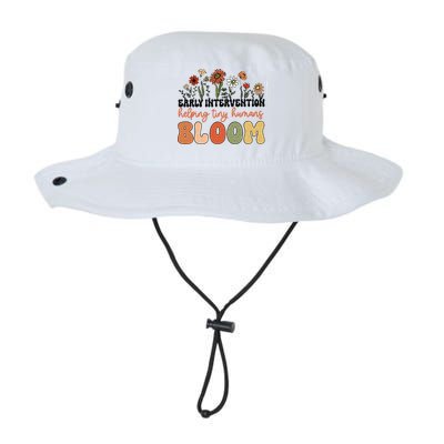 Retro Wildflower Early Intervention Helping Tiny Human Bloom Bucket Hat