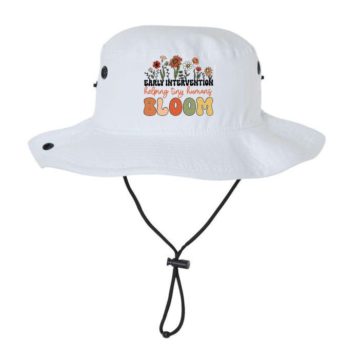 Retro Wildflower Early Intervention Helping Tiny Human Bloom Bucket Hat
