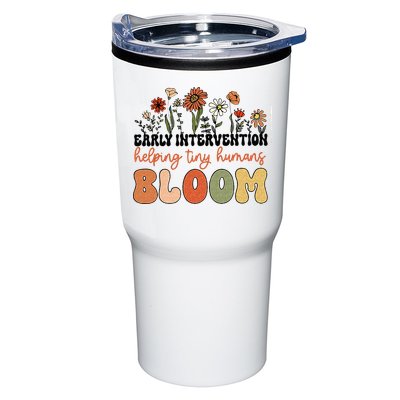 Retro Wildflower Early Intervention Helping Tiny Human Bloom Tumbler
