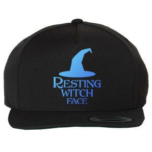 Resting Witch Face Silly Halloween Gift Wool Snapback Cap