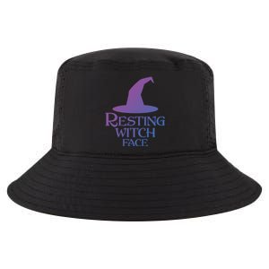 Resting Witch Face Silly Halloween Gift Cool Comfort Performance Bucket Hat