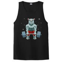 Rhino Weightlifting Fitness Gym For A Rhino Lover Premium PosiCharge Competitor Tank