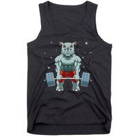 Rhino Weightlifting Fitness Gym For A Rhino Lover Premium Tank Top