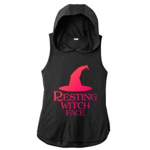 Resting Witch Face Silly Halloween Gift Ladies PosiCharge Tri-Blend Wicking Draft Hoodie Tank