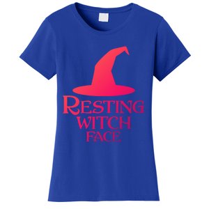 Resting Witch Face Silly Halloween Gift Women's T-Shirt