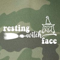 Resting Witch Face Funny Halloween Legacy Tie Dye Trucker Hat