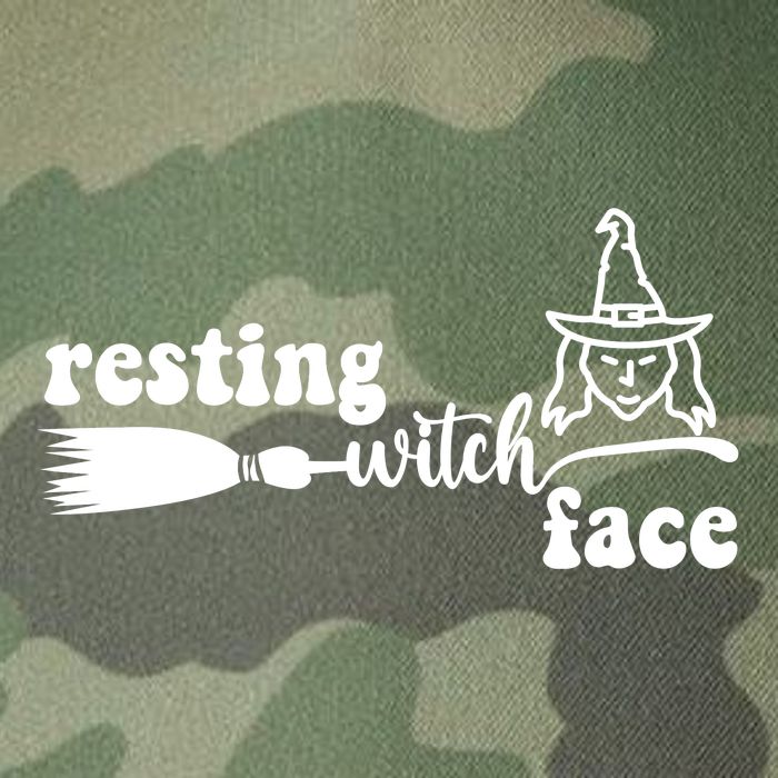 Resting Witch Face Funny Halloween Legacy Tie Dye Trucker Hat