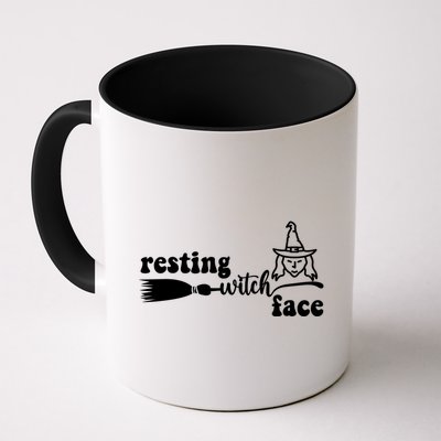 Resting Witch Face Funny Halloween Mug
