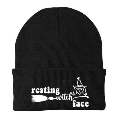 Resting Witch Face Funny Halloween Beanie