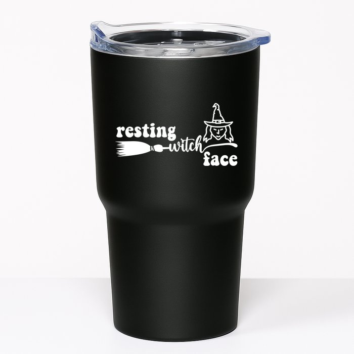 Resting Witch Face Funny Halloween Tumbler
