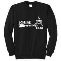 Resting Witch Face Funny Halloween Tall Sweatshirt