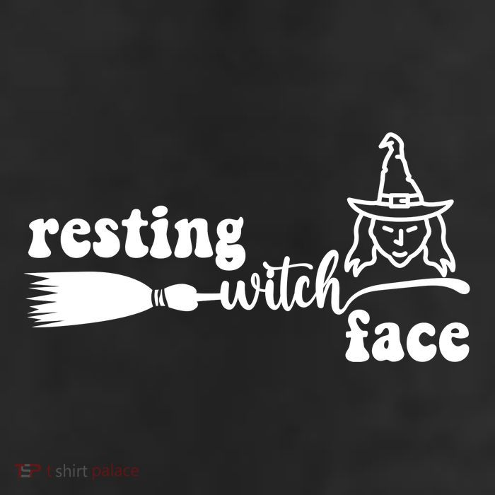 Resting Witch Face Funny Halloween 25L Jumbo Tote