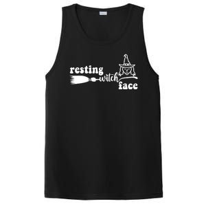 Resting Witch Face Funny Halloween PosiCharge Competitor Tank