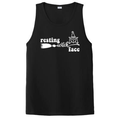 Resting Witch Face Funny Halloween PosiCharge Competitor Tank