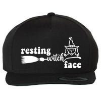 Resting Witch Face Funny Halloween Wool Snapback Cap