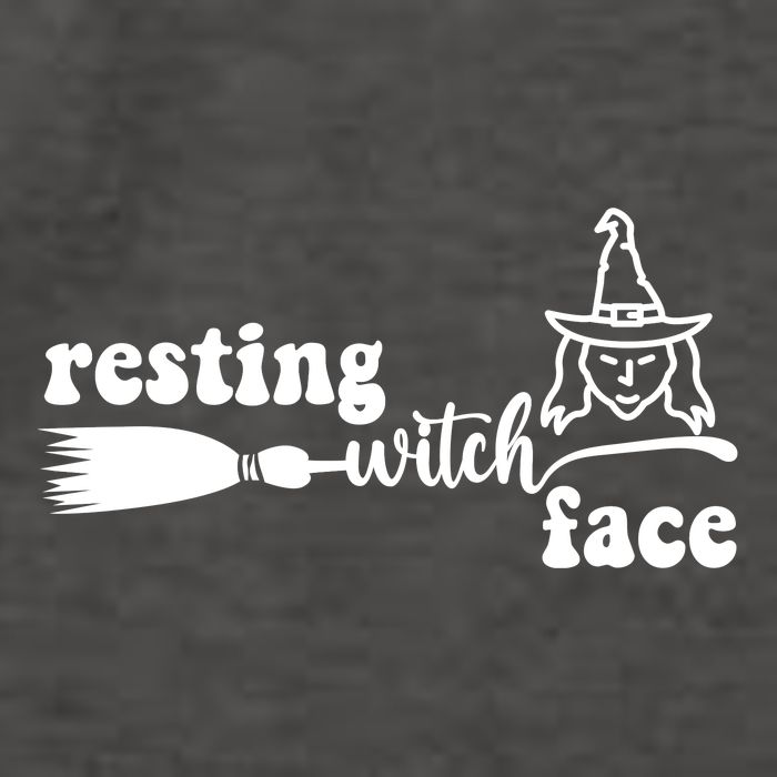 Resting Witch Face Funny Halloween Vector Backpack