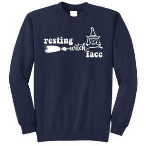 Resting Witch Face Funny Halloween Tall Sweatshirt