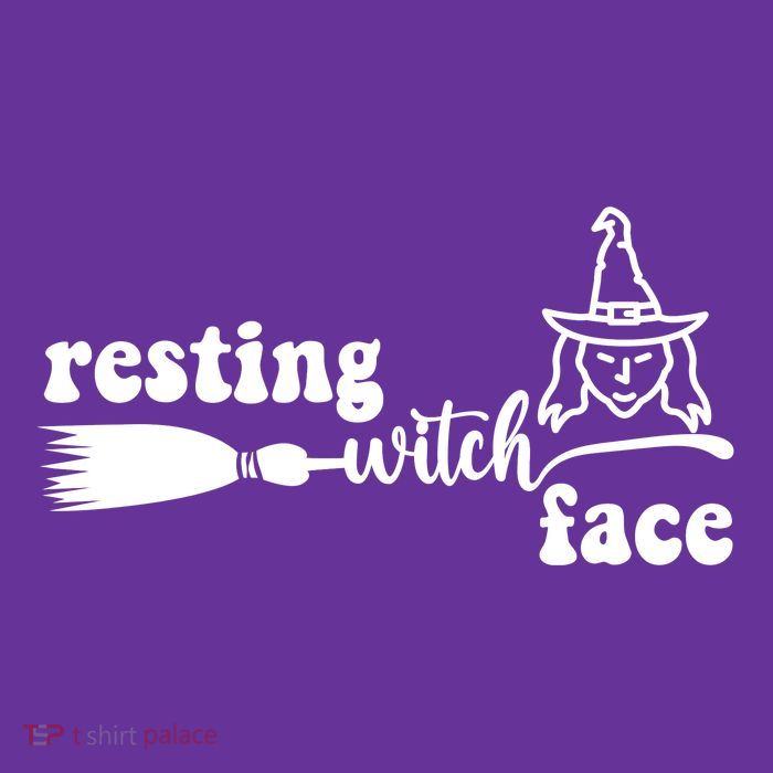 Resting Witch Face Funny Halloween T-Shirt