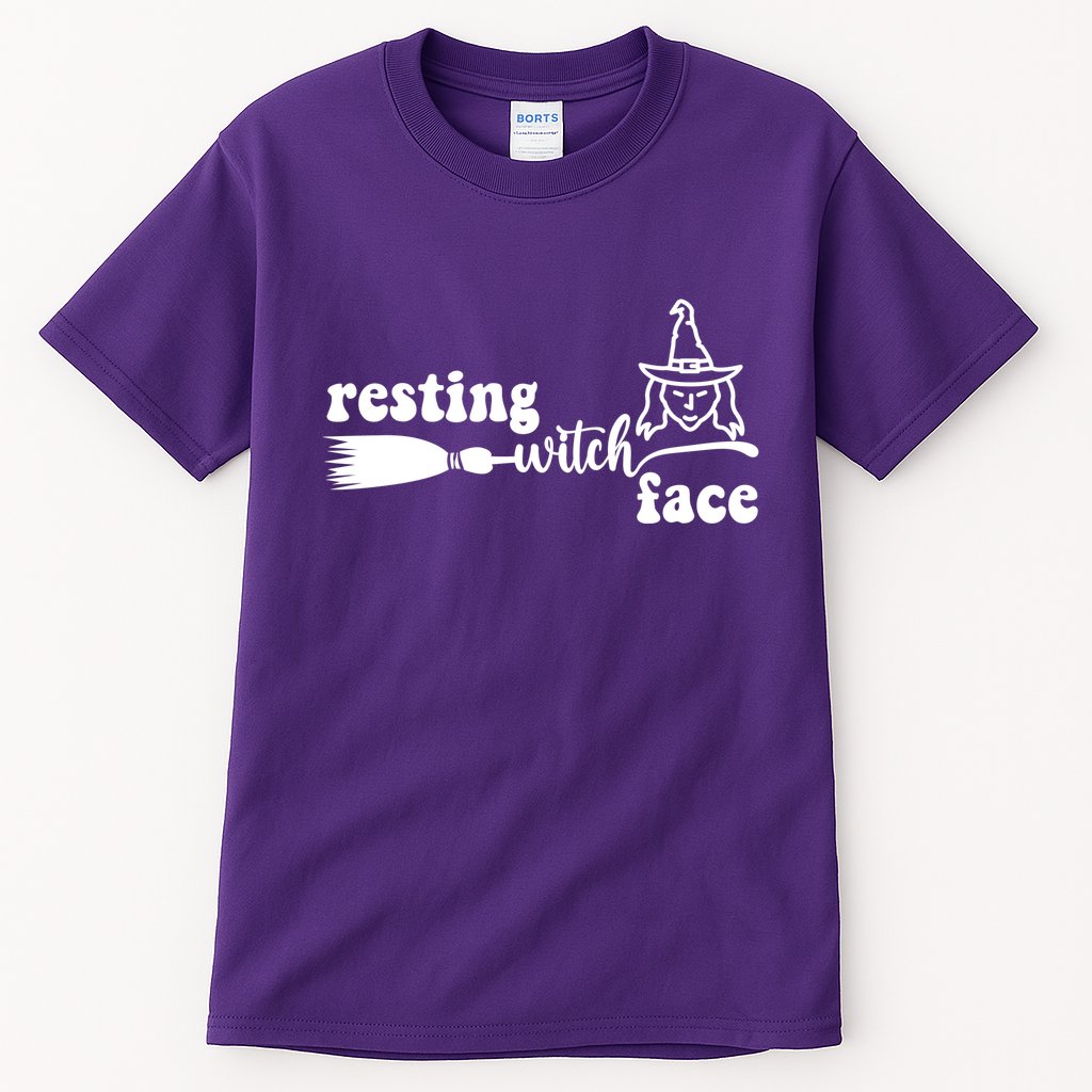 Resting Witch Face Funny Halloween Tall T-Shirt