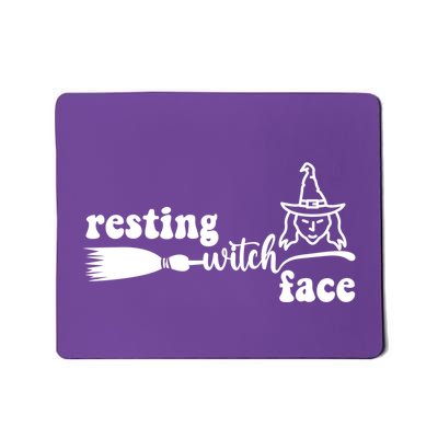 Resting Witch Face Funny Halloween Mousepad