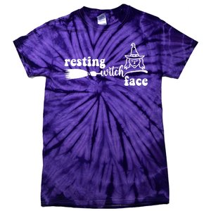 Resting Witch Face Funny Halloween Tie-Dye T-Shirt