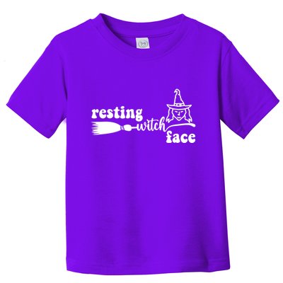 Resting Witch Face Funny Halloween Toddler T-Shirt