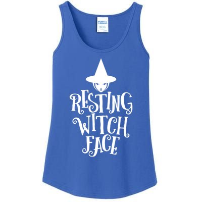 Resting Witch Face Funny Halloween Gift Ladies Essential Tank