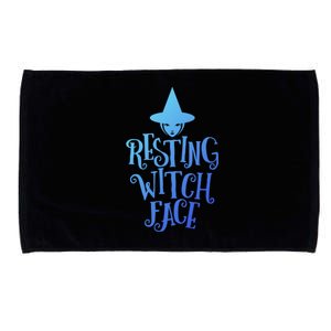 Resting Witch Face Funny Halloween Cute Gift Microfiber Hand Towel