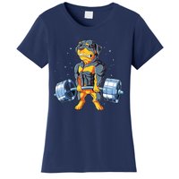 Rottweiler Weightlifting Funny Deadlift Men Fitness Gym Gift Women's T-Shirt