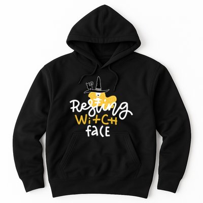 Resting Witch Face Funny Halloween Hoodie