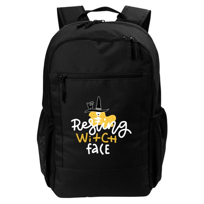Resting Witch Face Funny Halloween Backpack